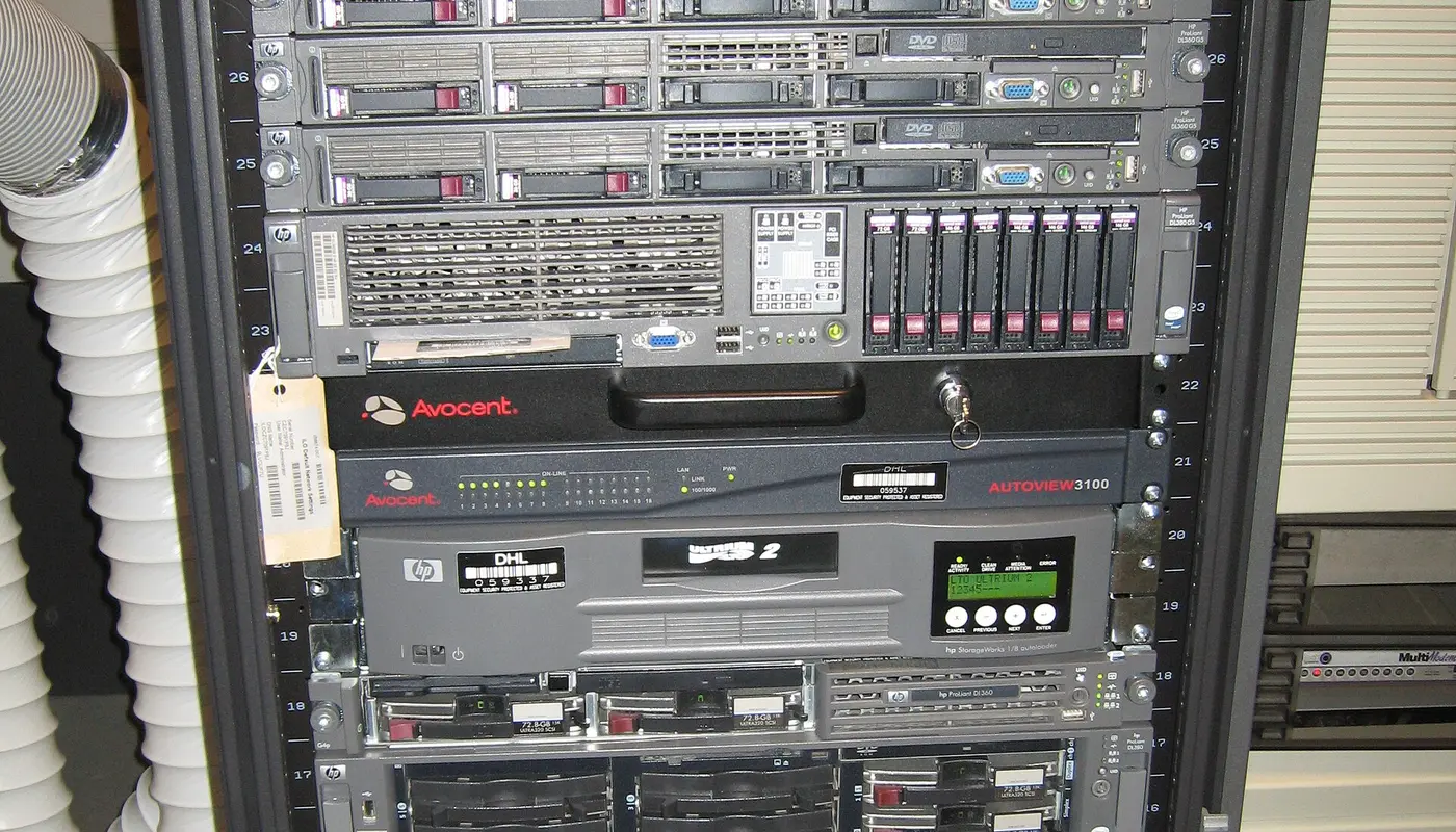 DHL Netherlands local site computer room server racks IMG 3297